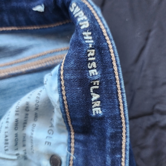 American Eagle Outfitters Women's Blue Jeans - Picture 5 of 8
